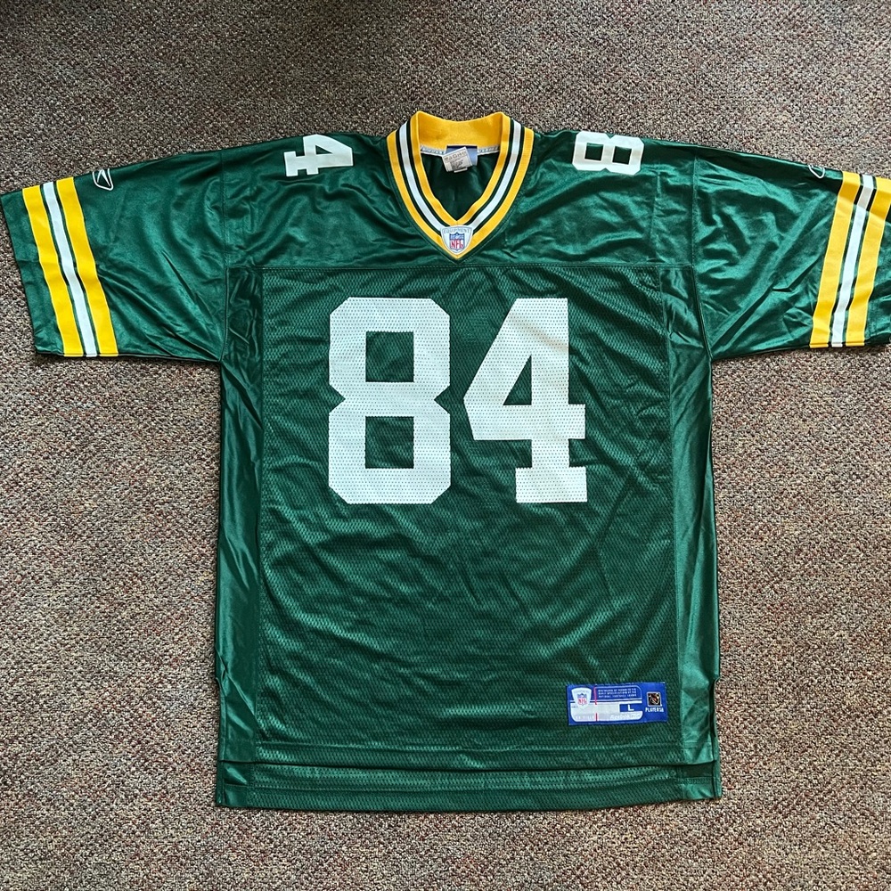 Reebok Green Bay Packers Green and Yellow NFL Jersey